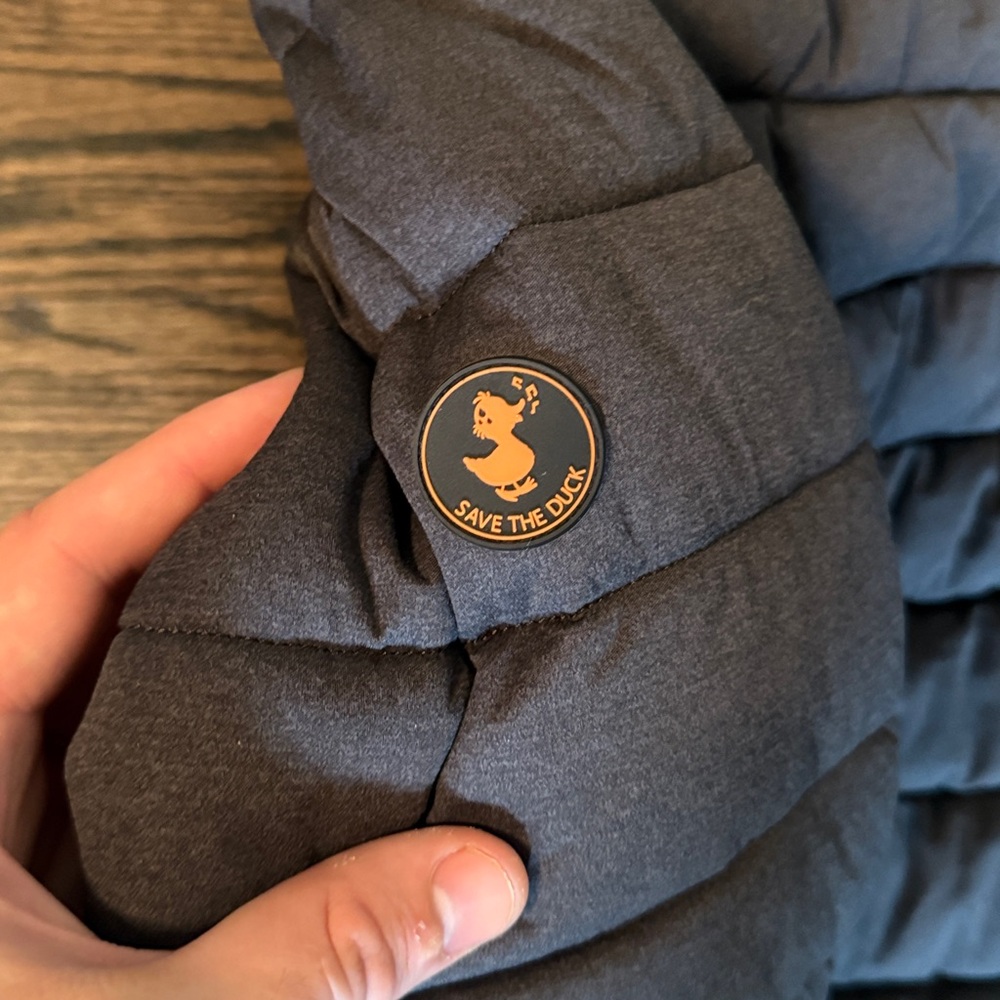 Save The Duck Hooded Stretch Puffer Jacket - Picture 4 of 4